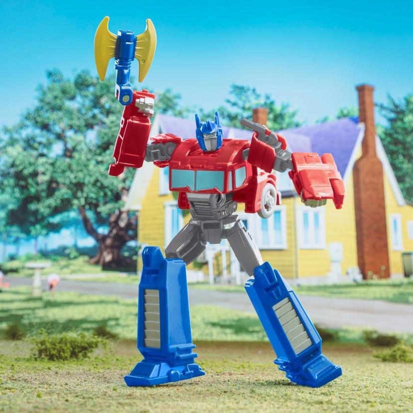 Transformers Toys EarthSpark Warrior Class Optimus Prime Action Figure product image 1