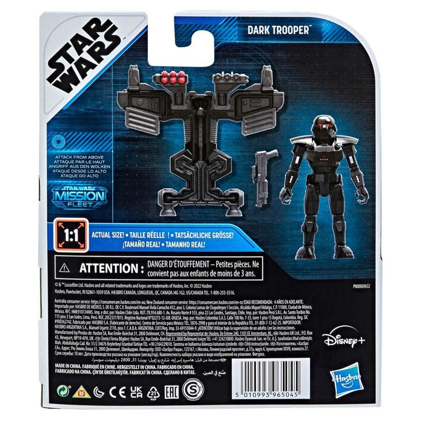 Star Wars Mission Fleet Gear Class Dark Trooper Attack from Above, 2.5-Inch-Scale Figure and Vehicle, Kids Ages 4 and Up product image 1