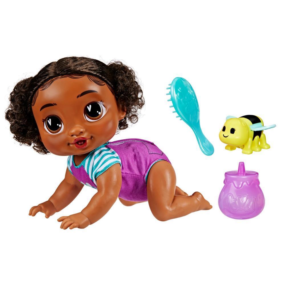 Baby Alive Crawl 'n Play Tilly Tinker Doll, Black Hair, Electronic Kids Toys for Girls & Boys 3+ product thumbnail 1