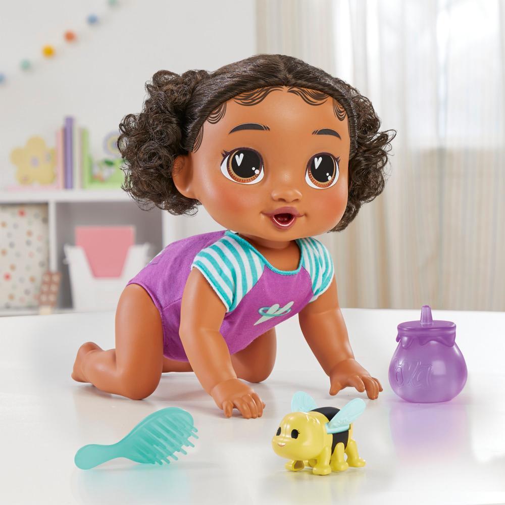 Baby Alive Crawl 'n Play Tilly Tinker Doll, Black Hair, Electronic Kids Toys for Girls & Boys 3+ product thumbnail 1