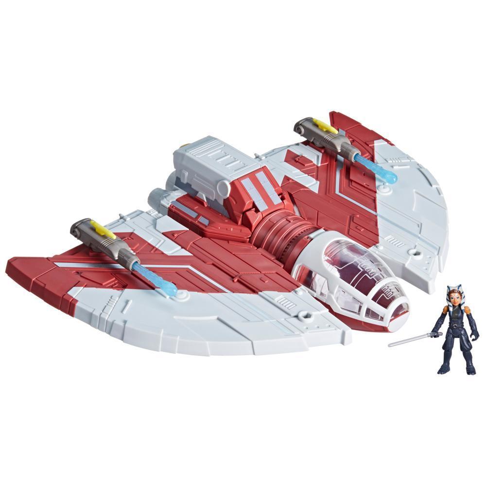 Star Wars Mission Fleet T-6 Jedi Shuttle, Ahsoka Action Figure Set, Star Wars Toys for Kids product thumbnail 1