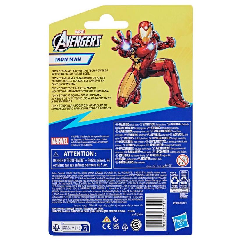 Marvel Avengers Epic Hero Series Iron Man 4" Action Figure for Kids 4+ product image 1