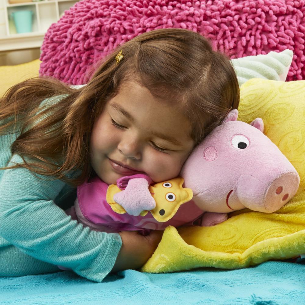 Peppa Pig Peppa’s Bedtime Lullabies Singing Plush Doll with Teddy Bear Accessory, 3 Songs, 3 Phrases, Ages 3 and Up product thumbnail 1