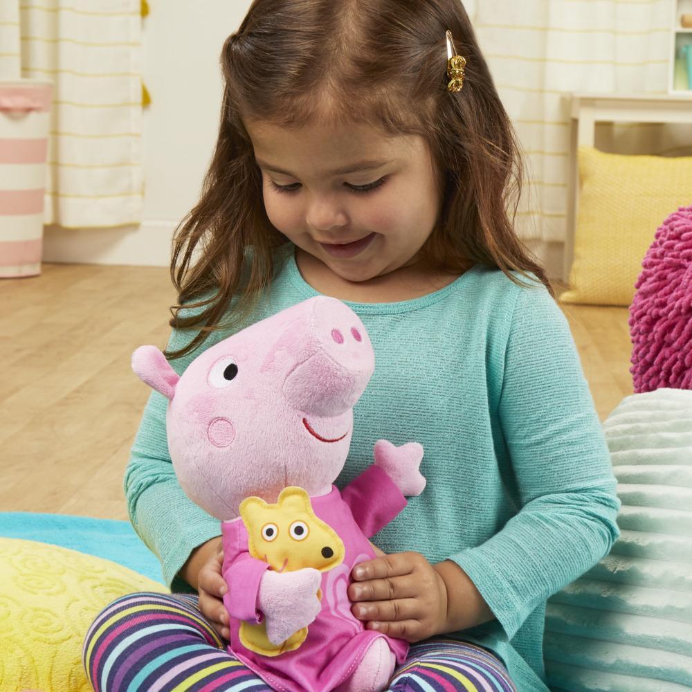 Peppa Pig Peppa’s Bedtime Lullabies Singing Plush Doll with Teddy Bear Accessory, 3 Songs, 3 Phrases, Ages 3 and Up product thumbnail 1