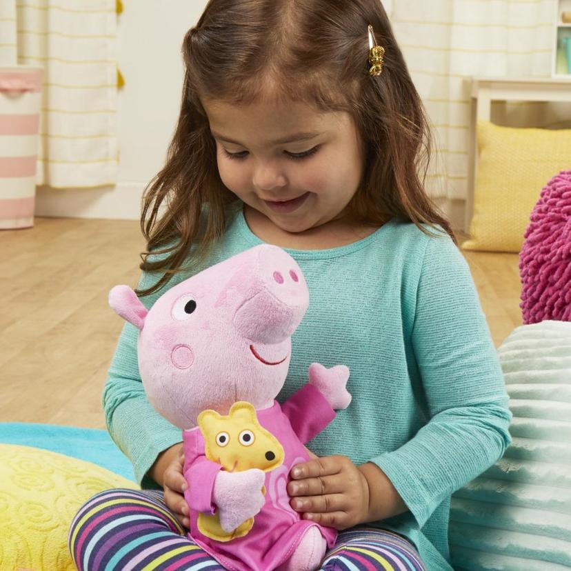 Peppa Pig Peppa’s Bedtime Lullabies Singing Plush Doll with Teddy Bear Accessory, 3 Songs, 3 Phrases, Ages 3 and Up product image 1