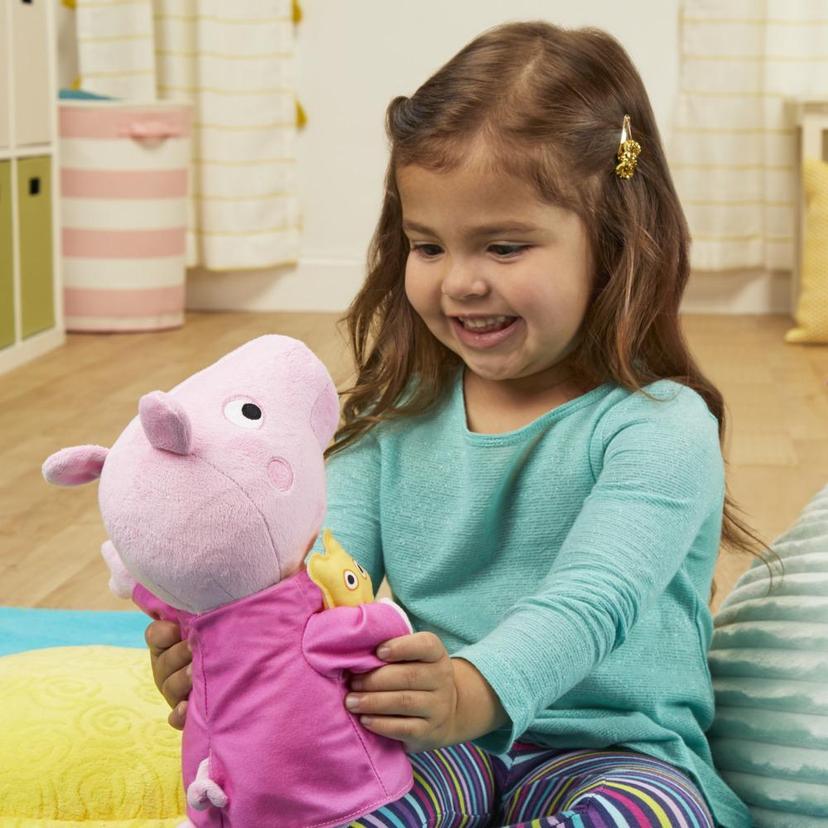 Peppa Pig Peppa’s Bedtime Lullabies Singing Plush Doll with Teddy Bear Accessory, 3 Songs, 3 Phrases, Ages 3 and Up product image 1