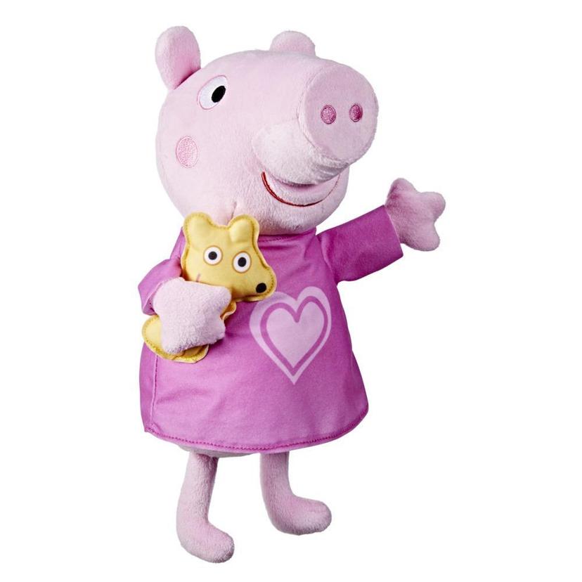 Peppa Pig Peppa’s Bedtime Lullabies Singing Plush Doll with Teddy Bear Accessory, 3 Songs, 3 Phrases, Ages 3 and Up product image 1