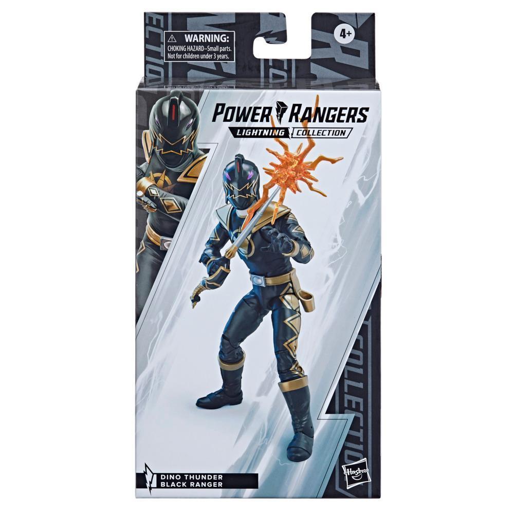 Power Rangers Lightning Collection Dino Thunder Black Ranger 6-Inch Premium Collectible Action Figure Toy, Accessories product thumbnail 1