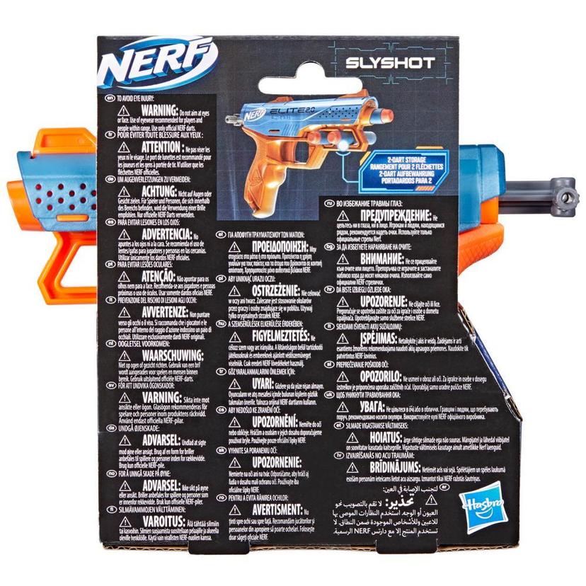 Nerf Elite 2.0 Slyshot Blaster, 3 Nerf Elite Darts, Pull To Prime Handle, Toy Foam Blaster For Outdoor Kids Games product image 1