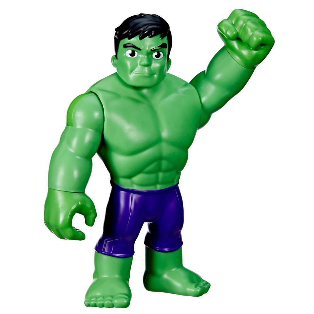 Marvel Spidey and His Amazing Friends Supersized Hulk Action Figure, Preschool Toy, Age 3 and Up product thumbnail 1