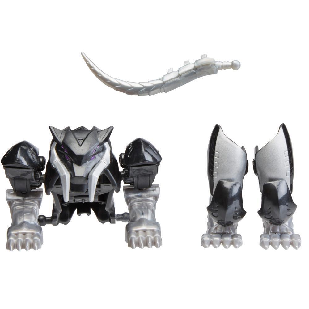 Marvel Mech Strike Mechasaurs Black Panther (4”) with Sabre Claw Mechasaur Action Figures product thumbnail 1