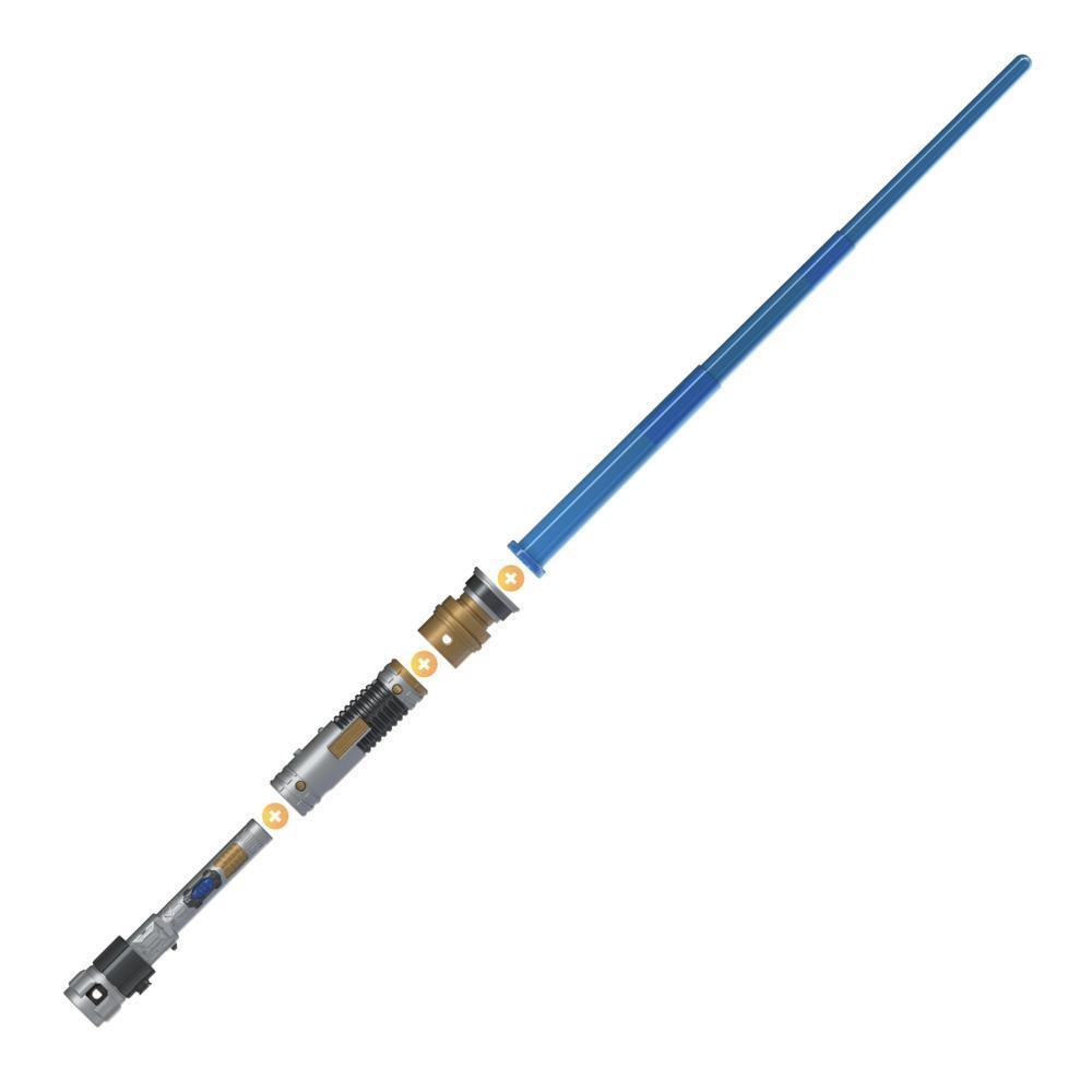 Star Wars Lightsaber Forge Obi-Wan Kenobi Electronic Extendable Blue Lightsaber Toy, Customizable Roleplay Toy, Ages 4 and Up product thumbnail 1