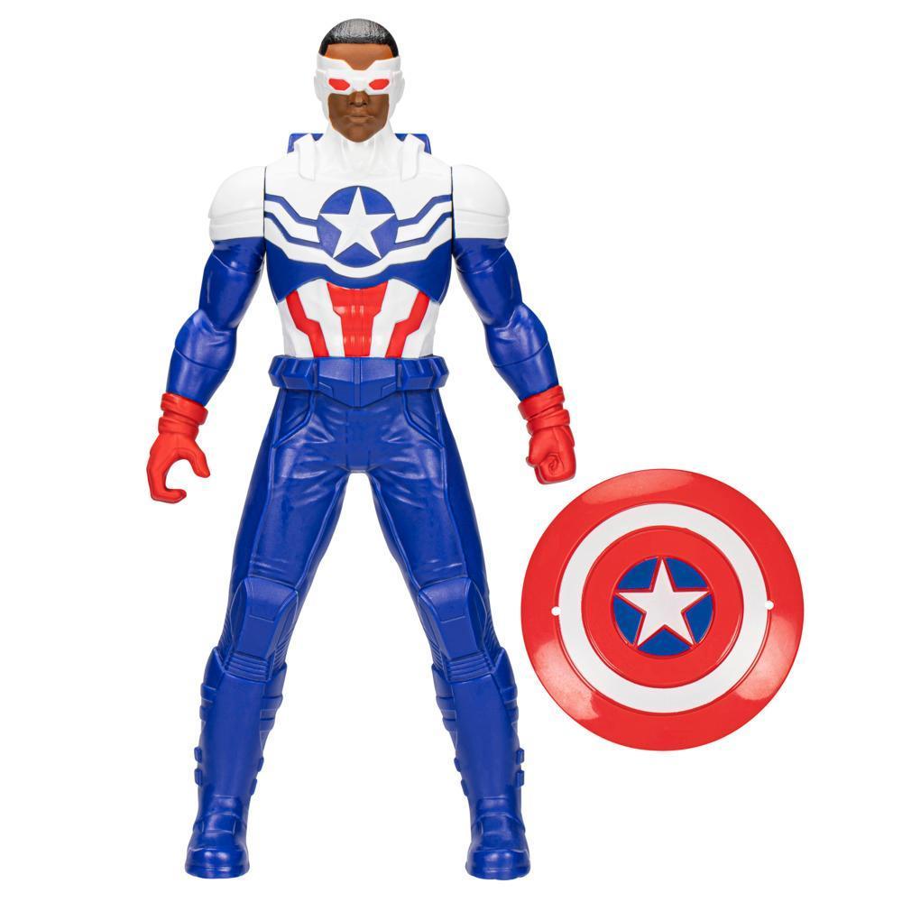 Marvel Mighty Hero Series Captain America Action Figure (9") with Shield Accessory product thumbnail 1