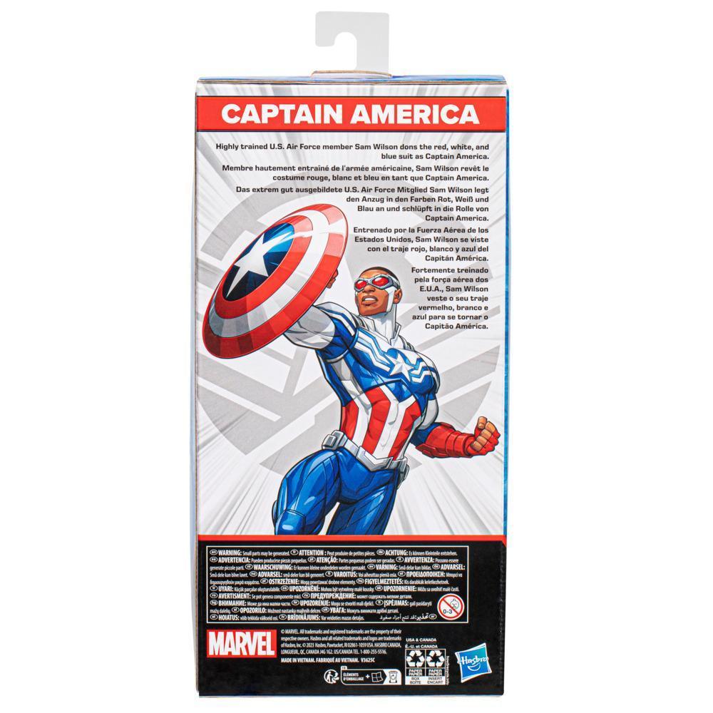 Marvel Mighty Hero Series Captain America Action Figure (9") with Shield Accessory product thumbnail 1