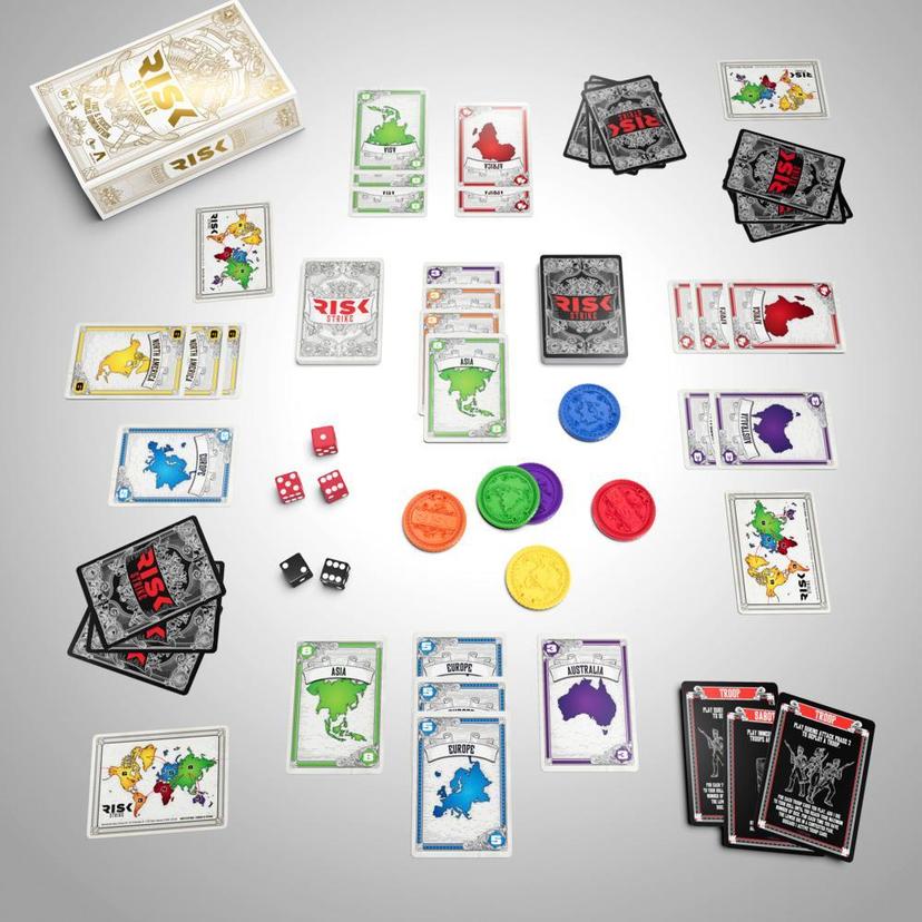 Risk Strike Cards and Dice Game, Quick-Playing Strategy Card Game, Ages 10+, Family Games product image 1