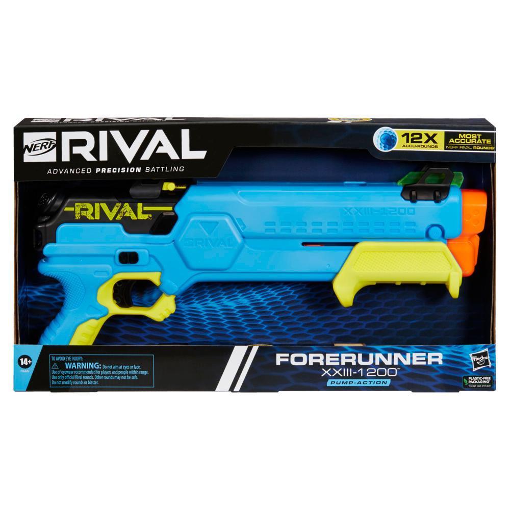 Nerf Rival Forerunner XXIII-1200 Nerf Blaster, 12 Nerf Rival Accu-Rounds, Adjustable Sight product thumbnail 1