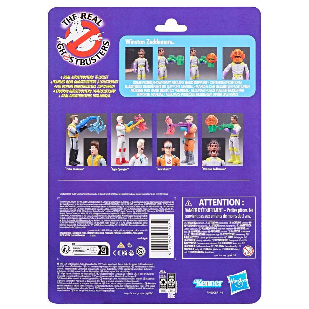 Ghostbusters Kenner Classics The Real Ghostbusters Winston Zeddemore & Scream Roller Ghost product thumbnail 1