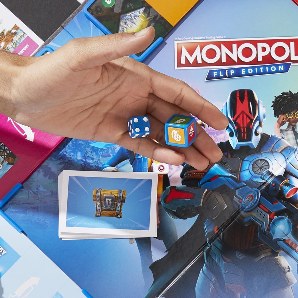 Monopoly Flip Edition: Fortnite Board Game, Monopoly Game Inspired by Fortnite, Ages 13+ product thumbnail 1