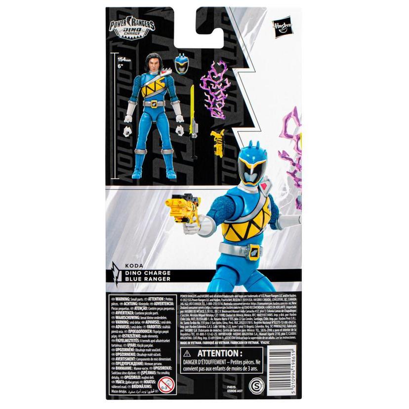 Power Rangers Lightning Collection Dino Charge Blue Ranger 6-Inch Action Figure Collectible product image 1