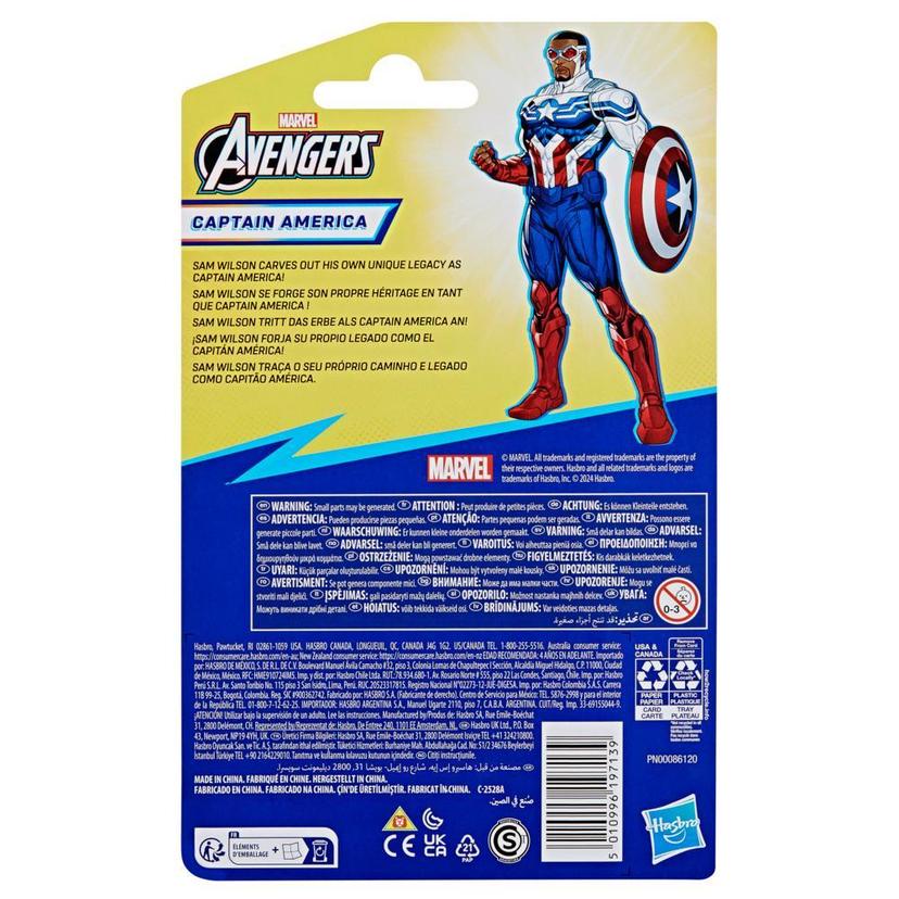 Marvel Avengers Epic Hero Series Captain America 4" Action Figure for Kids 4+ product image 1