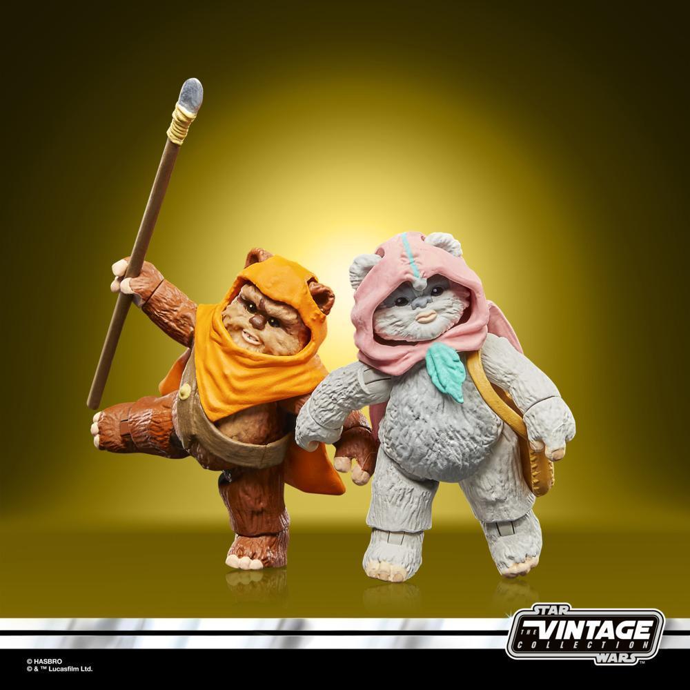 Star Wars The Vintage Collection Wicket W. Warrick & Kneesaa Action Figures (3.75”) 2-Pack product thumbnail 1