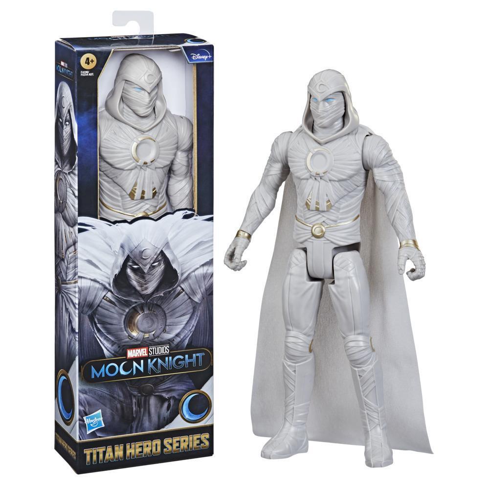 Marvel Studios’ Moon Knight Titan Hero Series Moon Knight Toy, 12-Inch-Scale Action Figure, Toys for Kids Ages 4 and Up product thumbnail 1