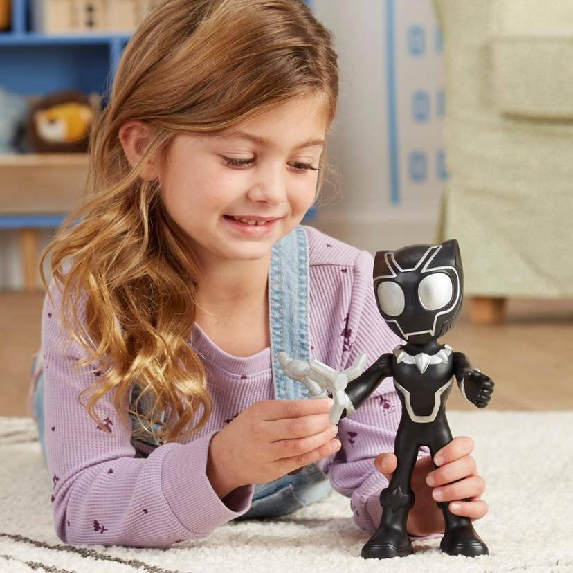 Marvel Spidey and His Amazing Friends Supersized Black Panther Action Figure, Preschool Superhero Toys product image 1