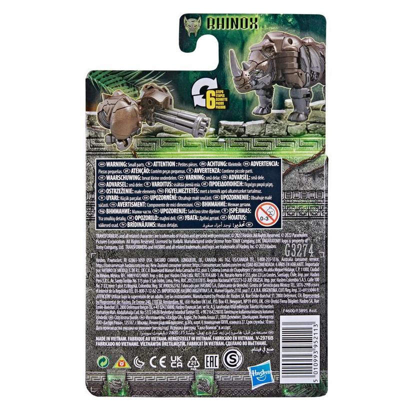 Transformers: Rise of the Beasts Movie, Beast Alliance, Beast Battle Masters Rhinox Action Figure - 6 and Up, 3-inch product image 1