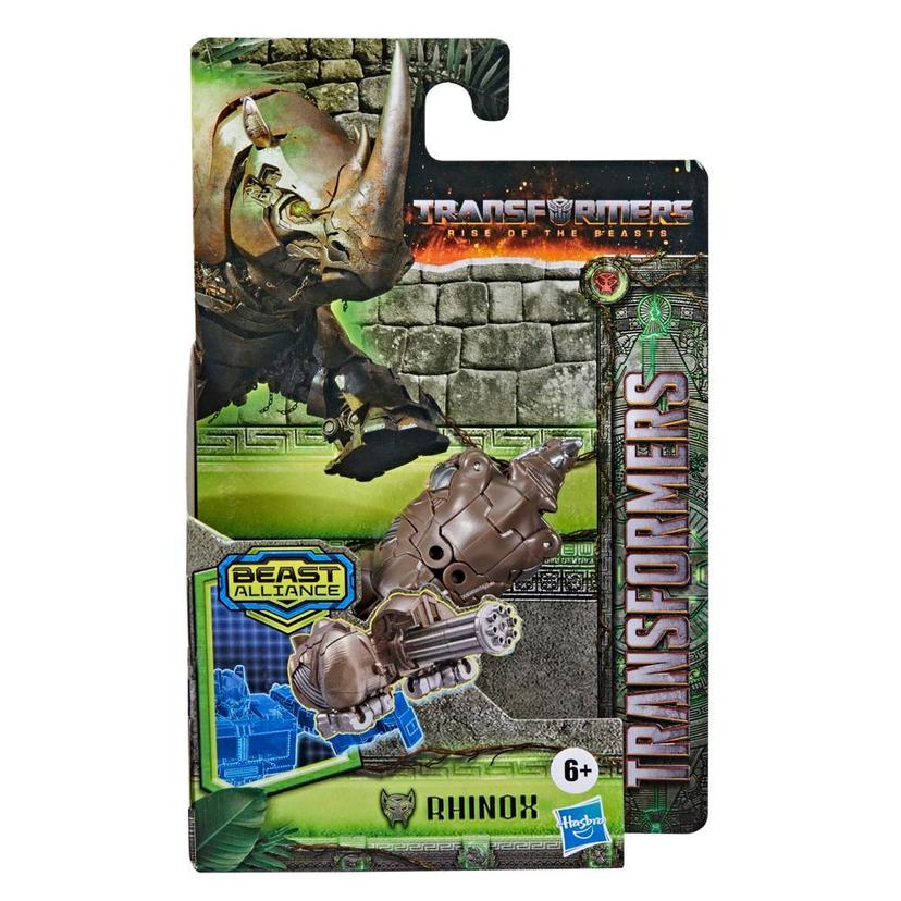 Transformers: Rise of the Beasts Movie, Beast Alliance, Beast Battle Masters Rhinox Action Figure - 6 and Up, 3-inch product image 1