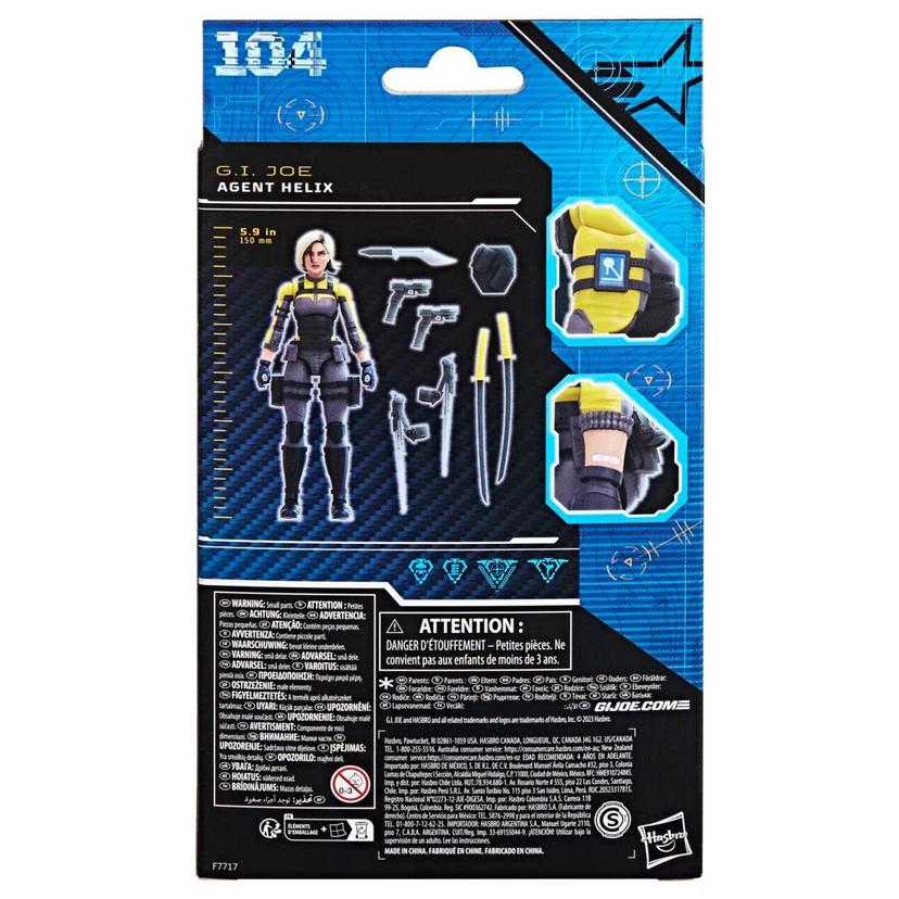 G.I. Joe Classified Series Agent Helix, Collectible G.I. Joe Action Figure (6"), 104 product image 1