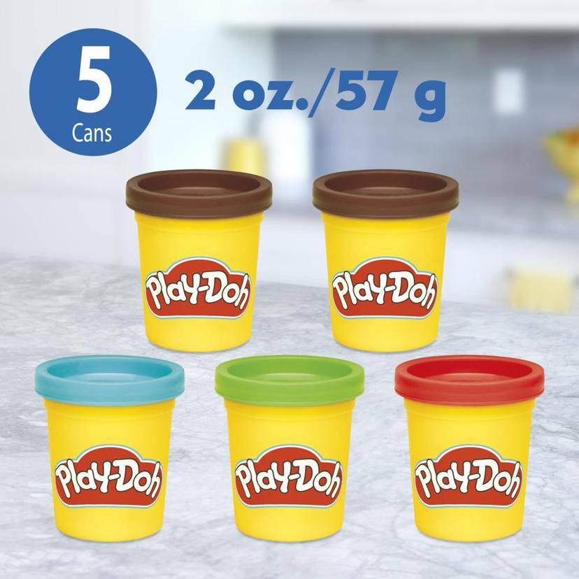 Play-Doh Kitchen Creations Candy Delight Playset for Kids 3 Years and Up  with 5 Cans, Non-Toxic
