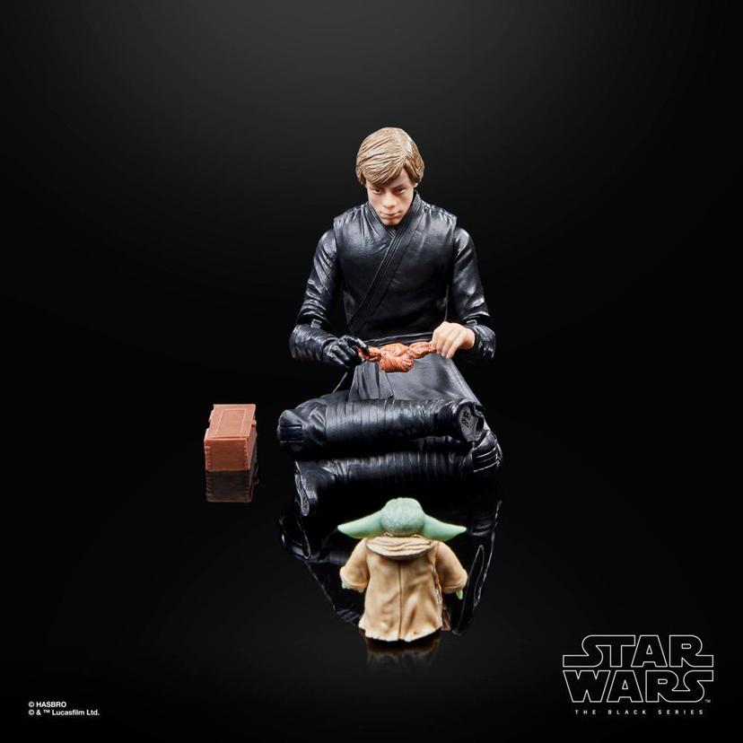 Star Wars The Black Series Luke Skywalker & Grogu Star Wars Action Figures (6”) 2-Pack product image 1