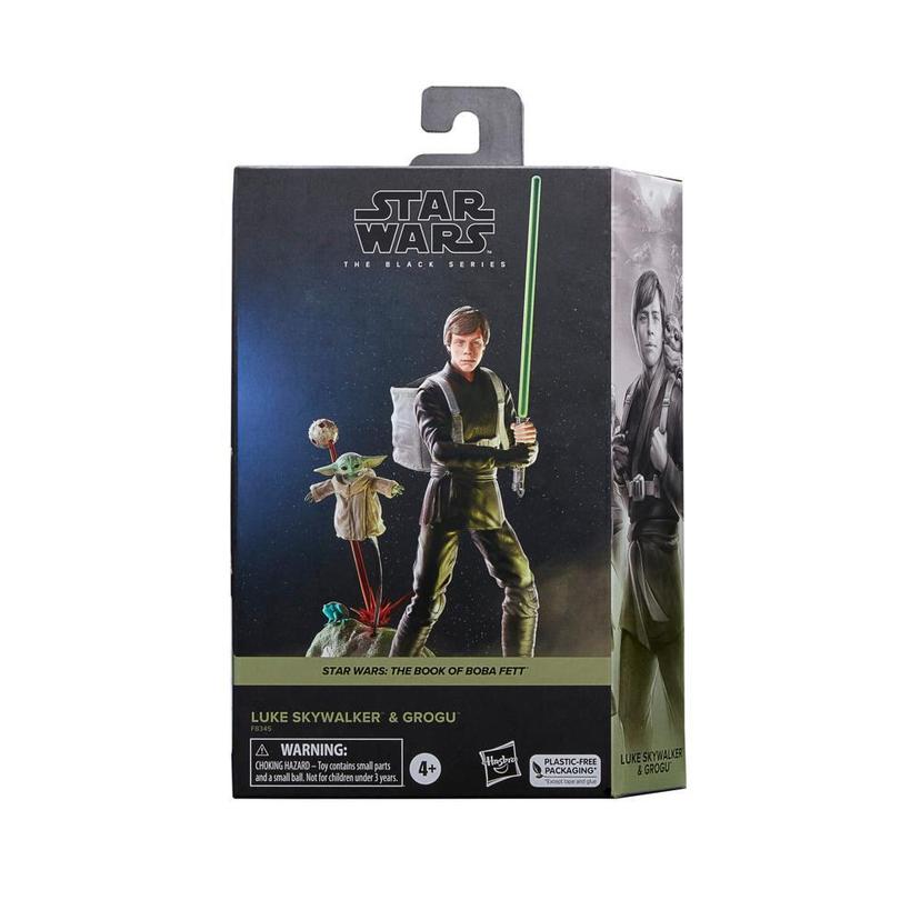 Star Wars The Black Series Luke Skywalker & Grogu Star Wars Action Figures (6”) 2-Pack product image 1