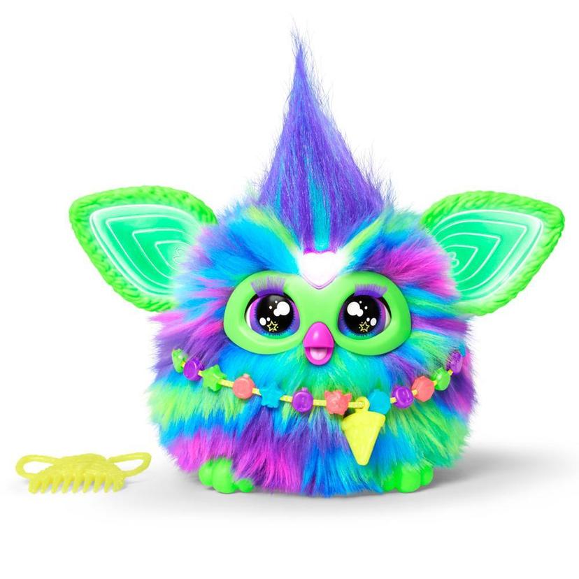 Furby Glow in the Dark Galaxy Edition Plush, Voice Activated, Interactive Toys, Ages 6+ product image 1