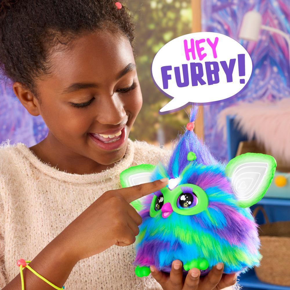 Furby Glow in the Dark Galaxy Edition Plush, Voice Activated, Interactive Toys, Ages 6+ product thumbnail 1