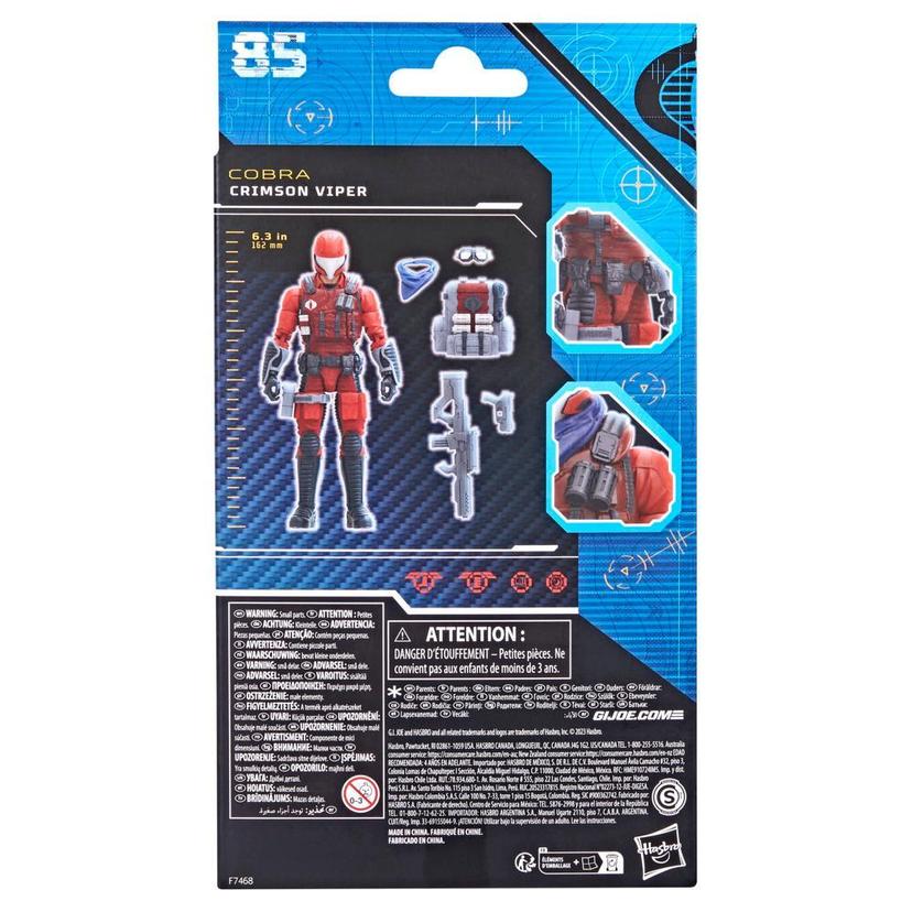 G.I. Joe Classified Series Crimson Viper, Troop-Building G.I. Joe Action Figure (6"), 85 product image 1