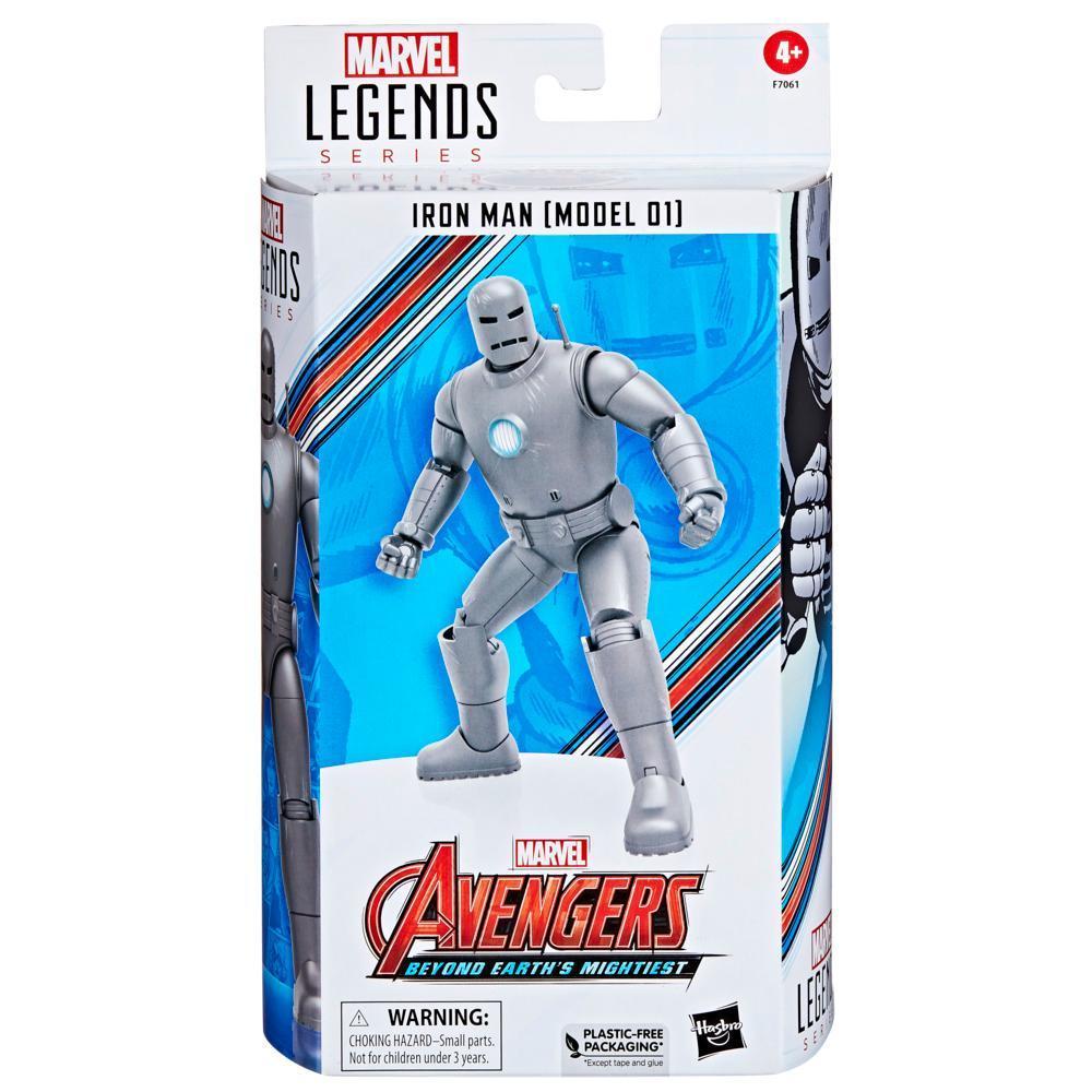 Hasbro Marvel Legends Series Iron Man (Model 01) Avengers 60th Anniversary 6 Inch product thumbnail 1