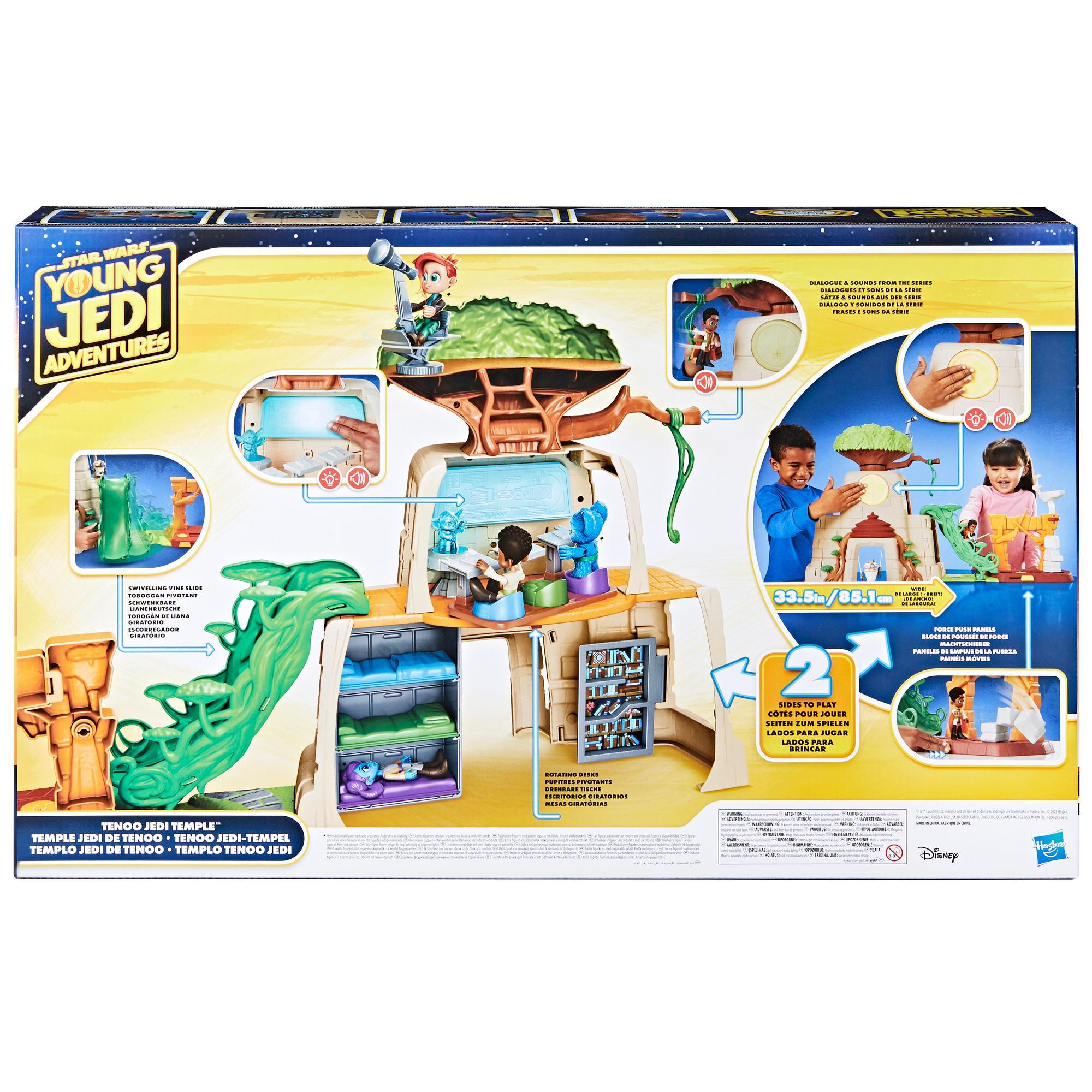 Star Wars Tenoo Jedi Temple Playset & Action Figures, Star Wars Toys, Preschool Toys (20"), Ages 3+ product thumbnail 1