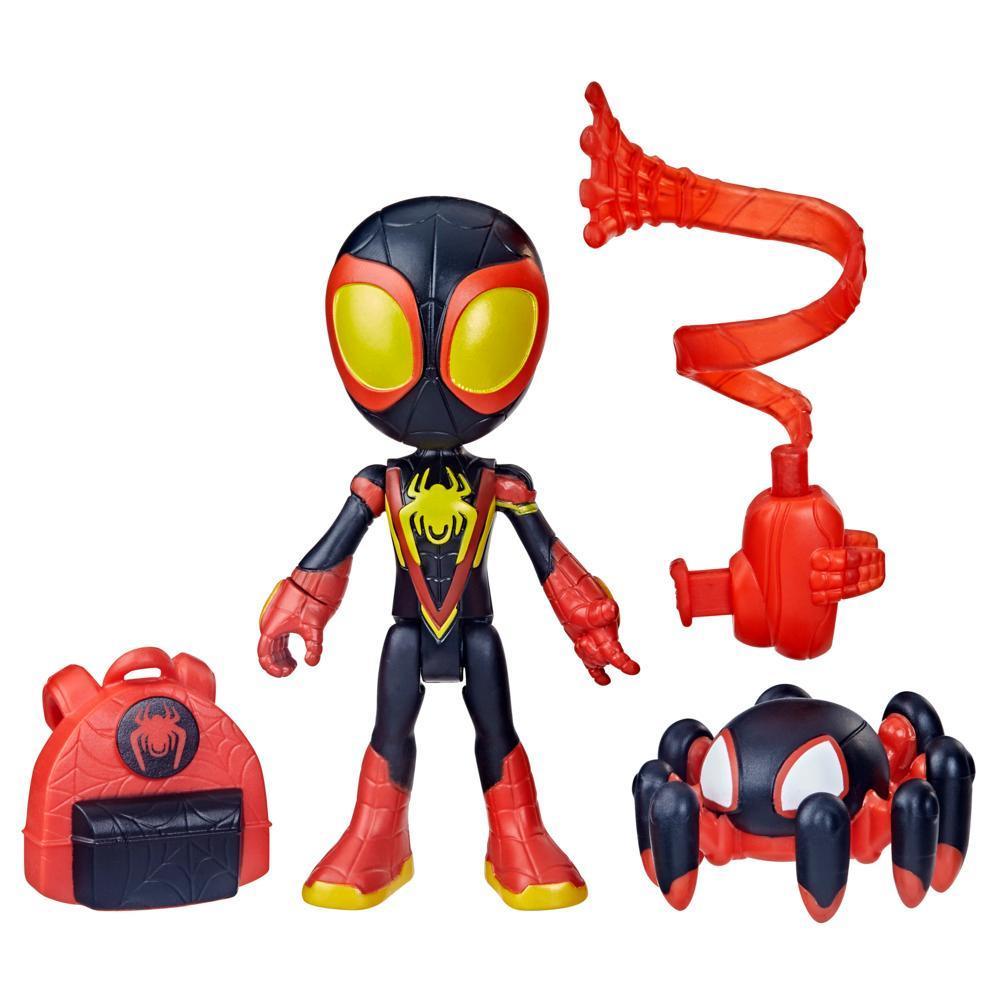 Marvel Spidey and His Amazing Friends Web-Spinners, Miles Morales Spider-Man Figure product thumbnail 1