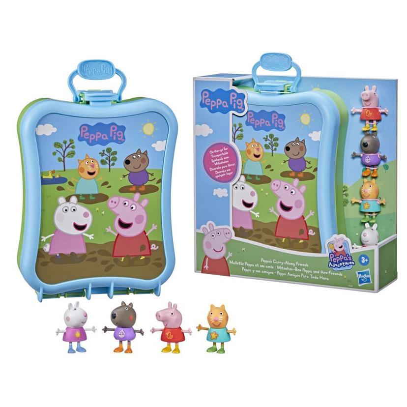 Peppa Pig Lunch Box Set for Kids | Adventure with George Pig, Rebecca  Rabbit, Suzy Sheep | Carry Peppa's Adventure