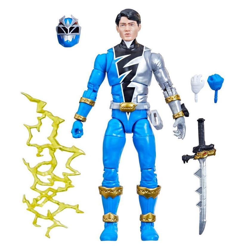 Power Rangers Lightning Collection Dino Fury Blue Ranger 6-Inch Premium Collectible Action Figure Toy with Accessories product image 1