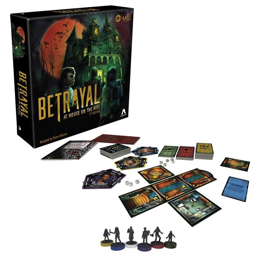 Avalon Hill Betrayal at House on the Hill 3rd Edition Cooperative Board Game, for Ages 12 and Up for 3-6 Players product image 1