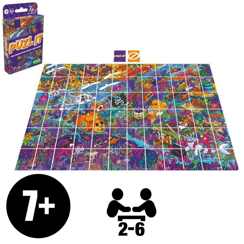 Puzl It Game: Aqua Adventure, The Competitive Puzzle Card Game, Family Games for Ages 7+ product image 1