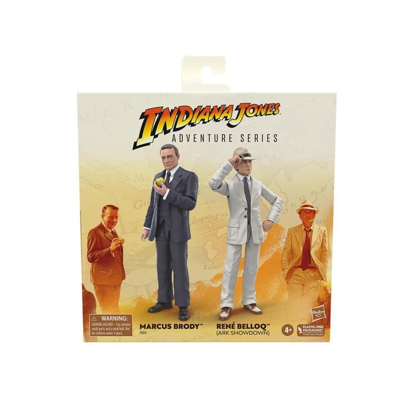 Indiana Jones Adventure Series Marcus Brody & René Belloq (Ark Showdown) Figures (6”) product image 1