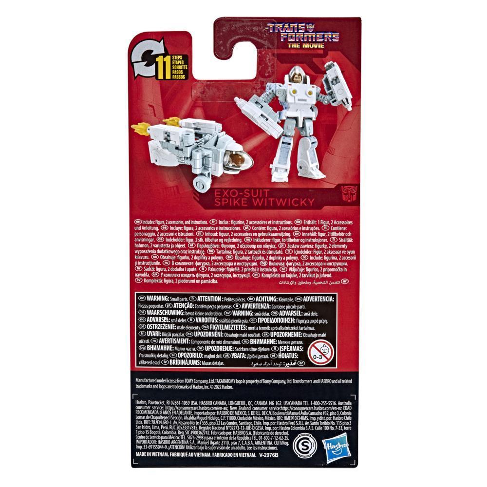 Transformers Studio Series Core Class The Transformers: The Movie Exo-Suit Spike Witwicky Figure, Ages 8 and Up, 3.5-inch product thumbnail 1