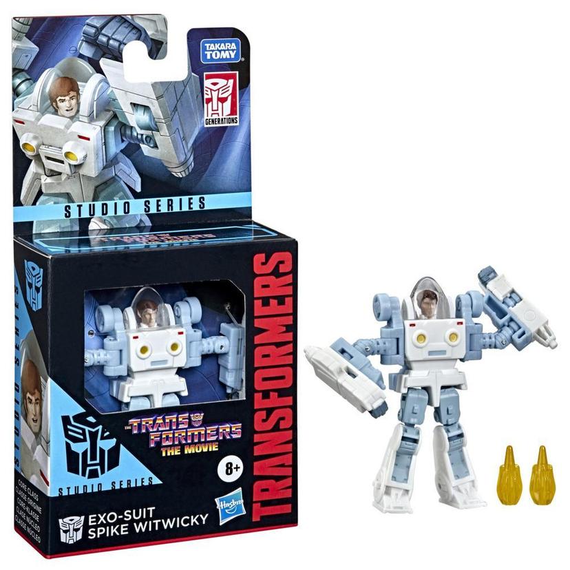 Transformers Studio Series Core Class The Transformers: The Movie Exo-Suit Spike Witwicky Figure, Ages 8 and Up, 3.5-inch product image 1
