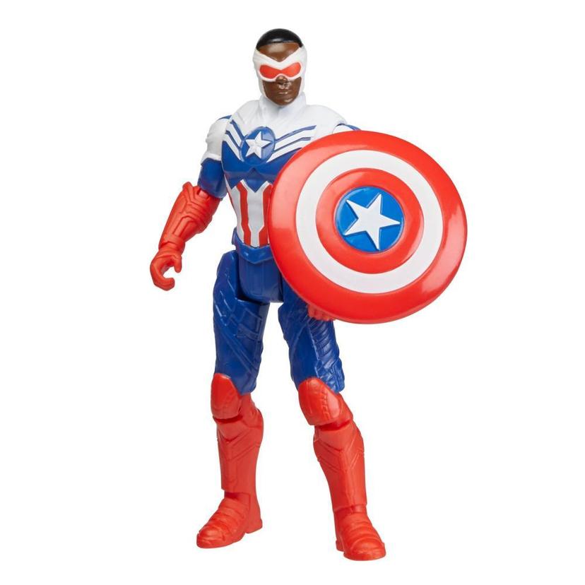 Marvel Mech Strike Mechasaurs Captain America (4”) with Redwing Mechasaur Action Figures product image 1