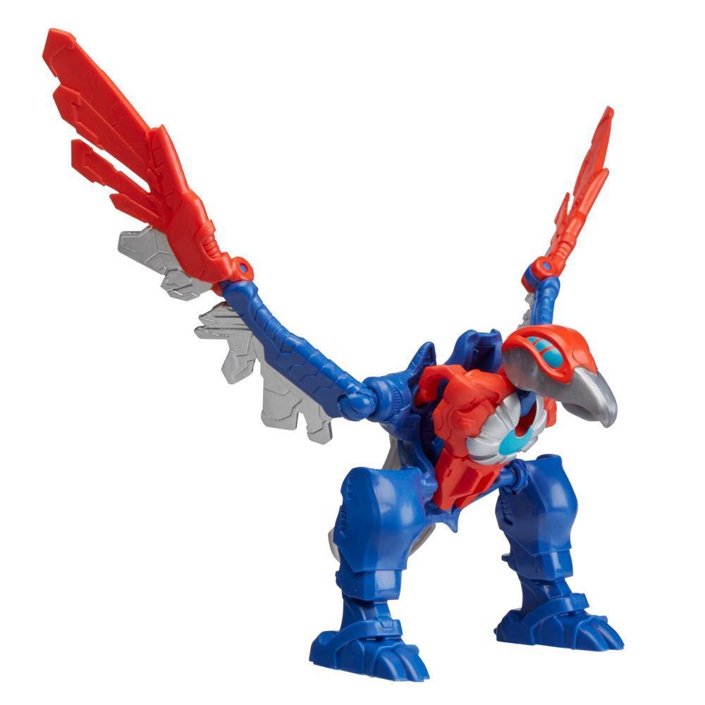 Marvel Mech Strike Mechasaurs Captain America (4”) with Redwing Mechasaur Action Figures product thumbnail 1