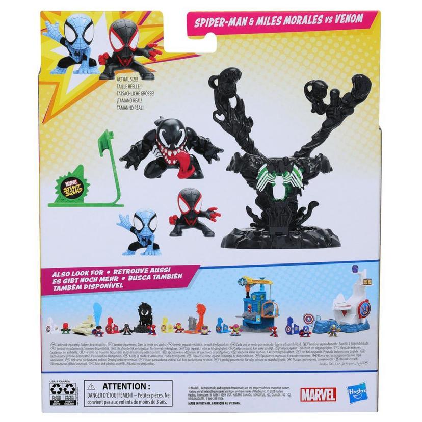 Marvel Stunt Squad Villain Knockdown Playset with 3 Action Figures (1.5”) product image 1