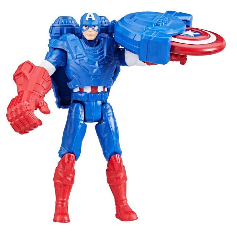 Marvel Avengers Epic Hero Series Battle Gear 4" Captain America Action Figure for Kids 4+ product image 1